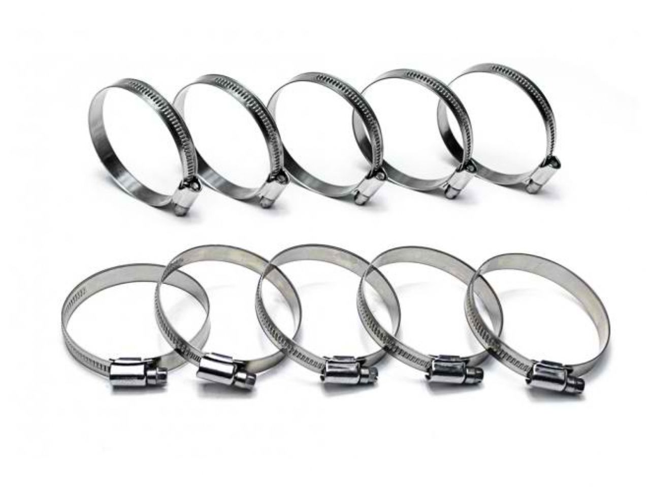 HPS Stainless Steel Embossed Hose Clamps SAE 28 10pc Pack 1-1/4" - 2-1/4"