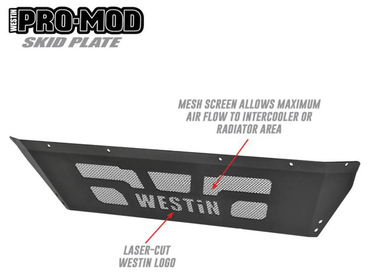 Westin Pro-Mod Skid Plate 10-19 Dodge Ram 2500/3500 (Old Body Style)