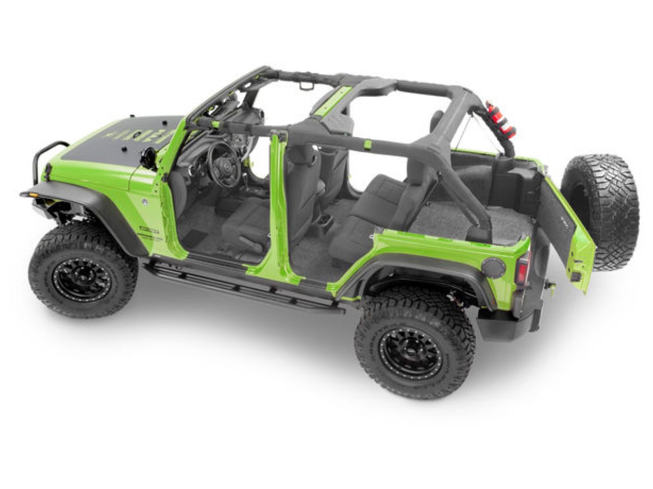 Bedrug Jeep 07+ Jeep JK Unlimited 4DR Front 4PC Floor Kit