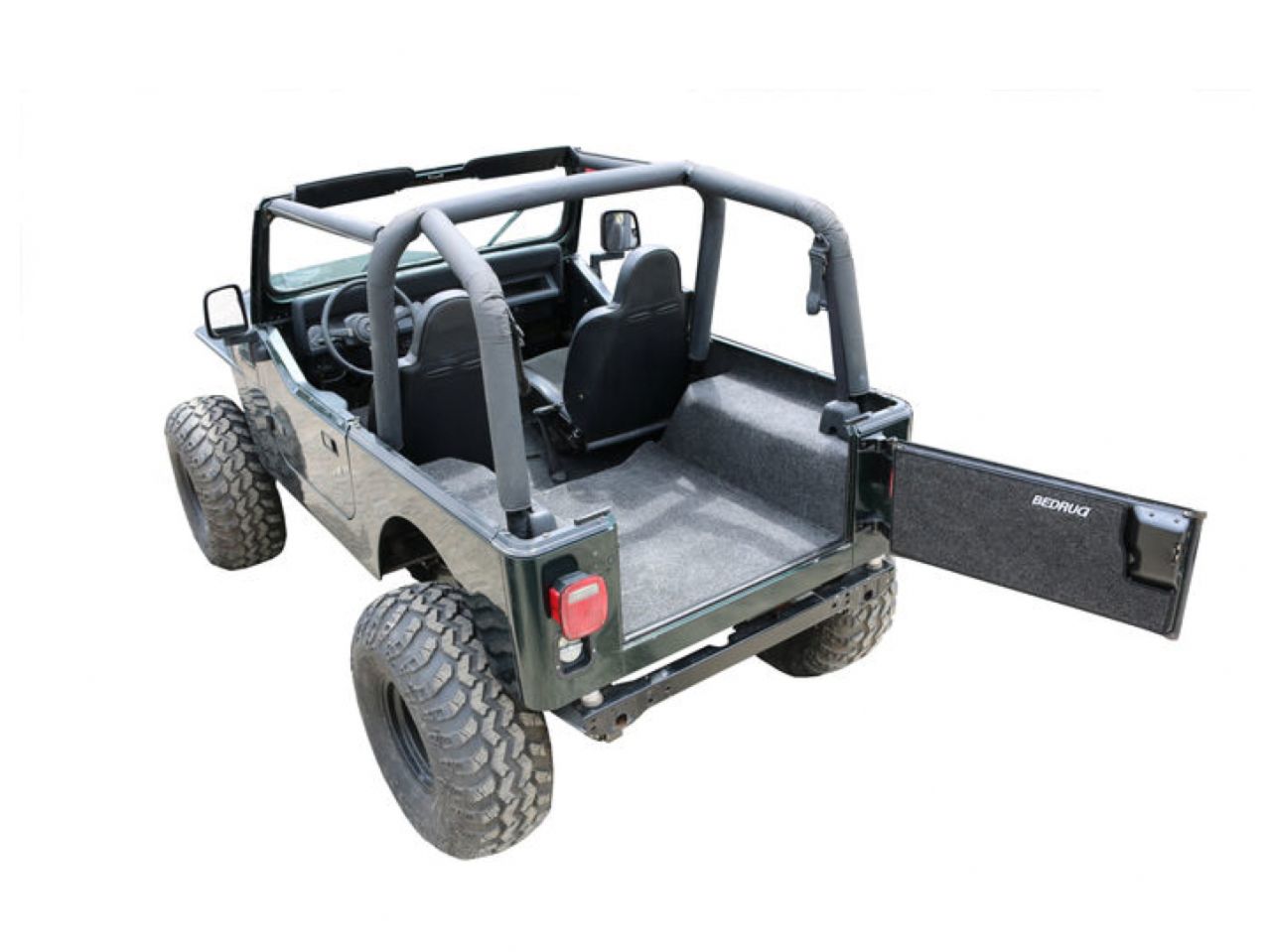 Bedrug 76-80 Jeep CJ-7 Rear Kit W/W/ Gussets 4PC Floor Kit