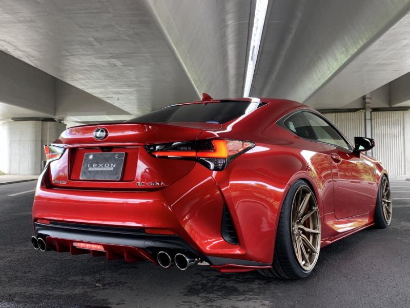 Apexi LEXON Lexus 2019+ RC Rear side splitter (FRP)