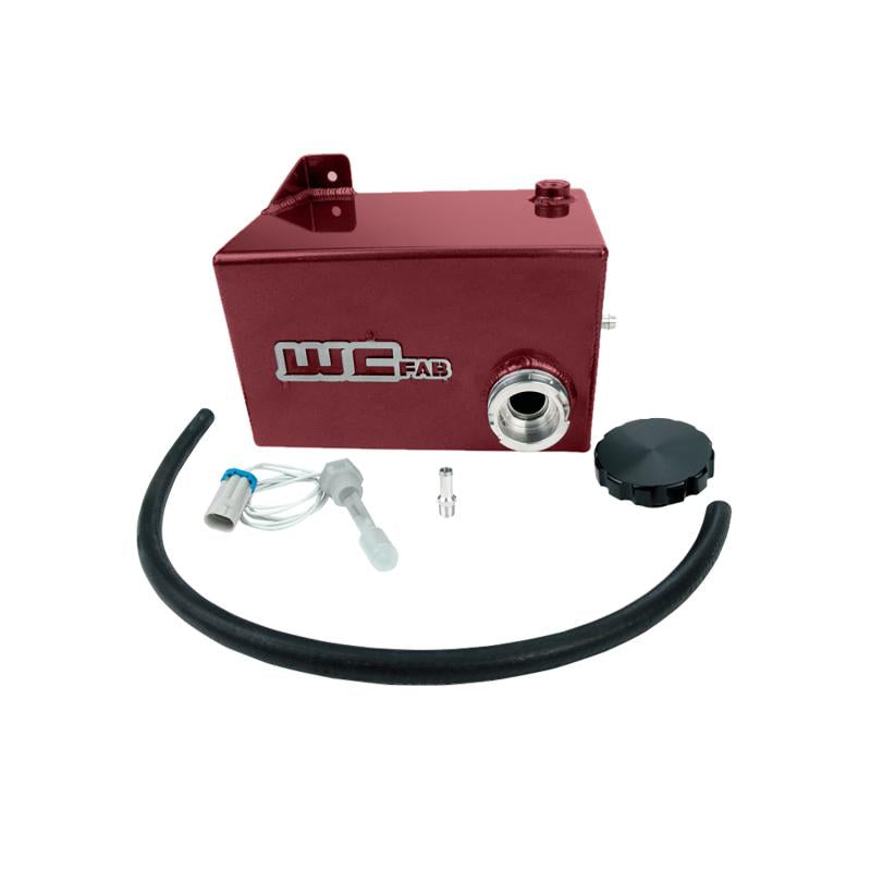 Wehrli 01-06 Chevrolet 6.6L LB7/LLY/LBZ Duramax OEM Placement Coolant Tank Kit - WCFab Red WCF100645-RED Main Image