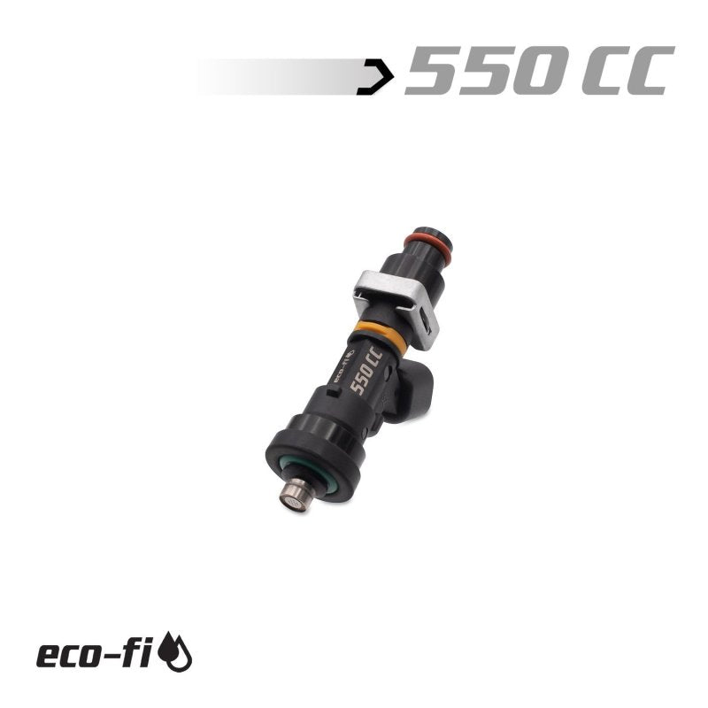 BLOX Racing Eco-Fi Street Injectors 550cc/min w/1/2in Adapter Honda B/D/H Series (Single Injector) BXEF-06514.11-550-SP