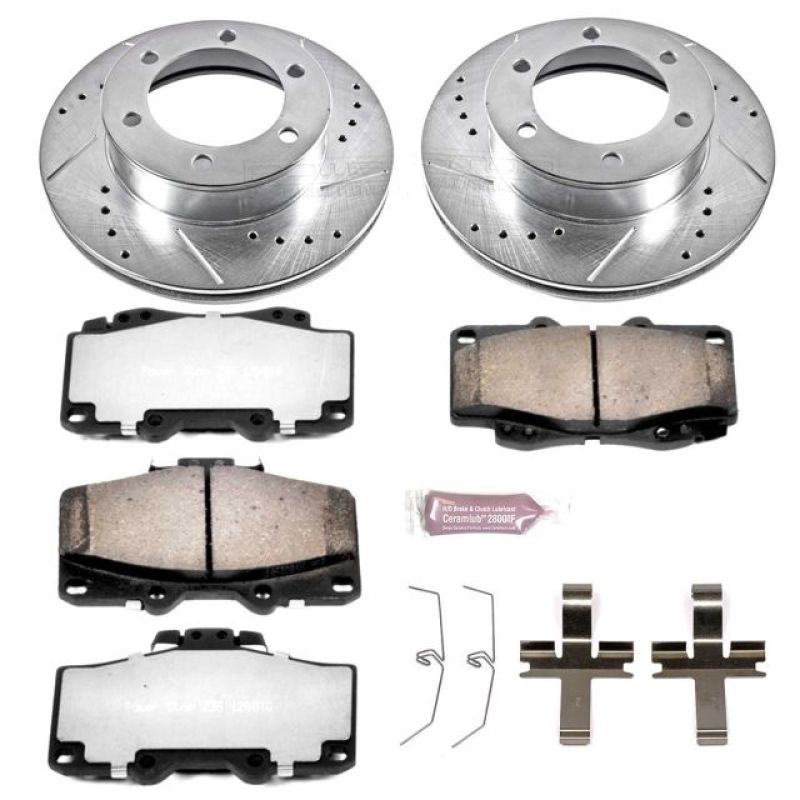 PowerStop PSB Z36 Truck & Tow Kit Brakes, Rotors & Pads Brake Kits - Performance D&S main image