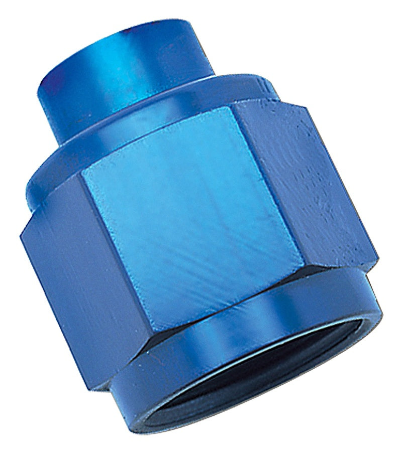 Russell -12 AN Flare Cap (Blue Finish)