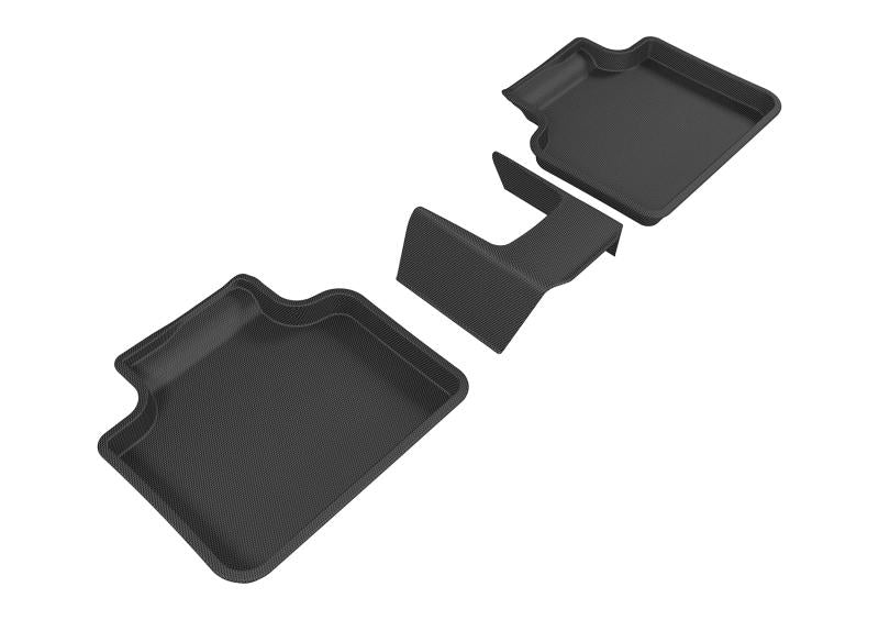 3D MAXpider 2016-2020 BMW X1/X2 F48/F39 Kagu 2nd Row Floormats - Black L1BM07321509 Main Image