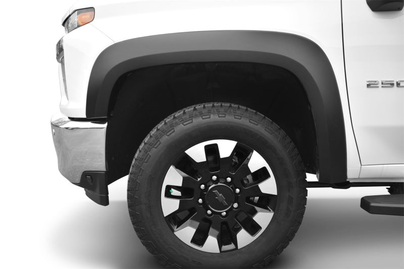 Bushwacker 2020 Chevrolet Silverado 2500 Extend-A-Fender Style Flares Front 2pc - Black 40163-02