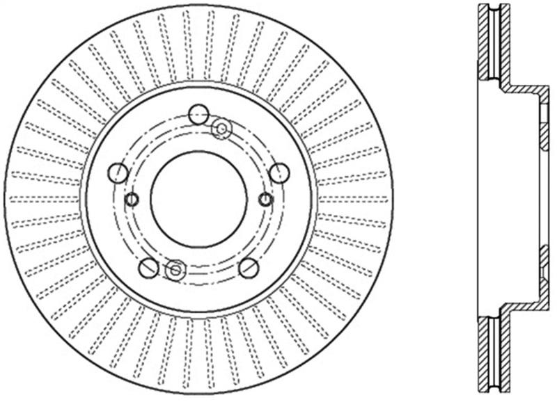 StopTech Sport Slotted Rotor - Front Right 126.40082SR Main Image