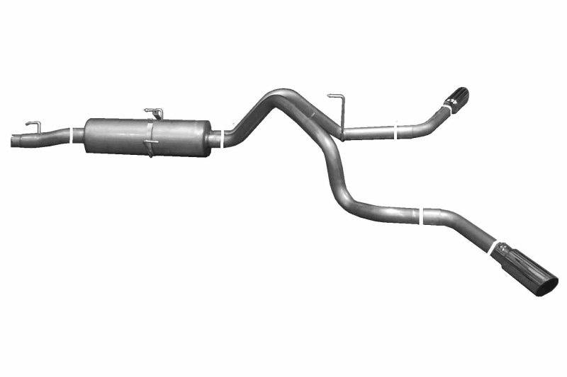 Gibson 02-05 Dodge Ram 1500 SLT 4.7L 2.25in Cat-Back Dual Extreme Exhaust - Aluminized 6500 Main Image