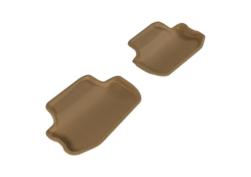 3D MAXpider 2010-2015 Chevrolet Camaro Kagu 2nd Row Floormats - Tan L1CH01721502 Main Image