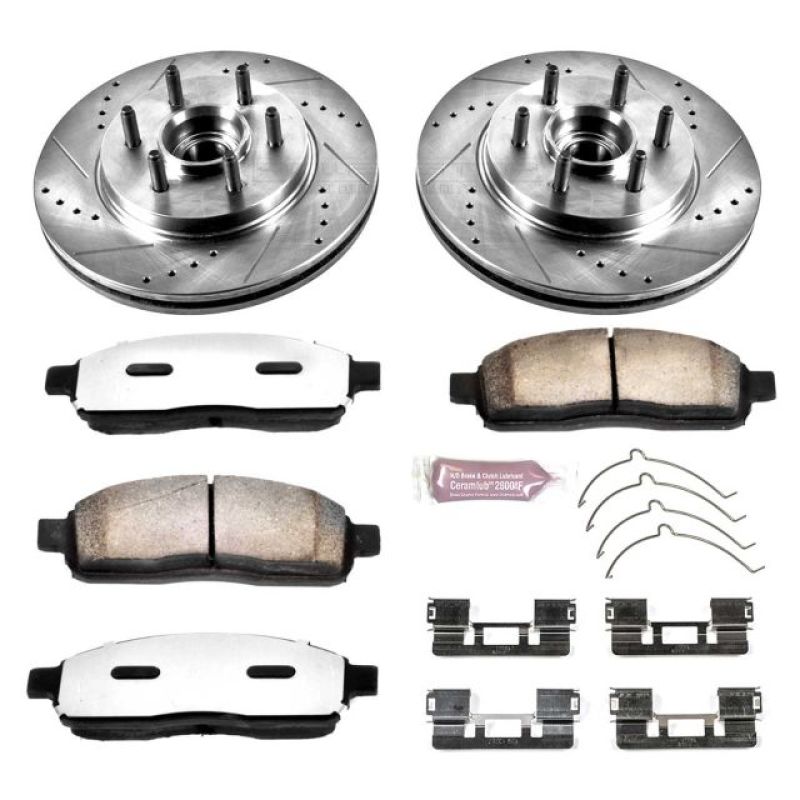 PowerStop PSB Z36 Truck & Tow Kit Brakes, Rotors & Pads Brake Kits - Performance D&S main image