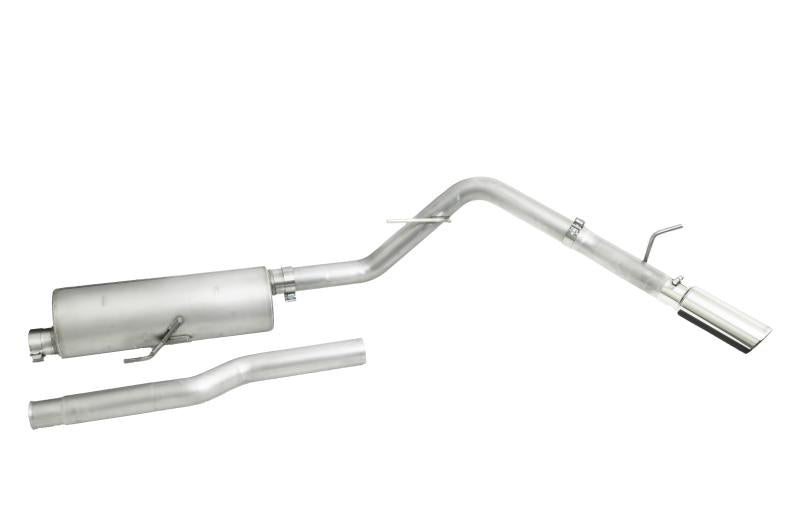 Gibson 2020 Jeep Gladiator JT Rubicon 3.6L 3in Cat-Back Single Exhaust - Stainless 617409 Main Image