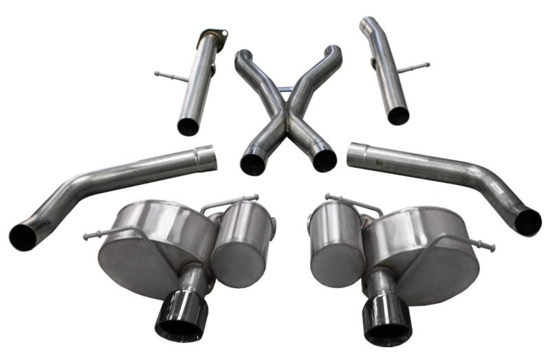 Corsa 12-20 Jeep Grand Cherokee SRT 2.75in Dual Rear Xtreme Cat-Back Exhaust - Black PVD Tip Finish 21058BLK