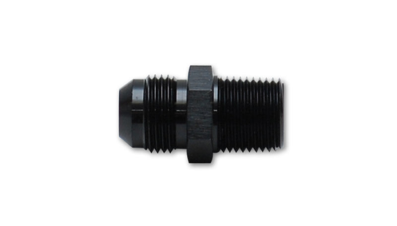 Vibrant Straight Adapter Fitting; Size: -10AN x 3/8" NPT