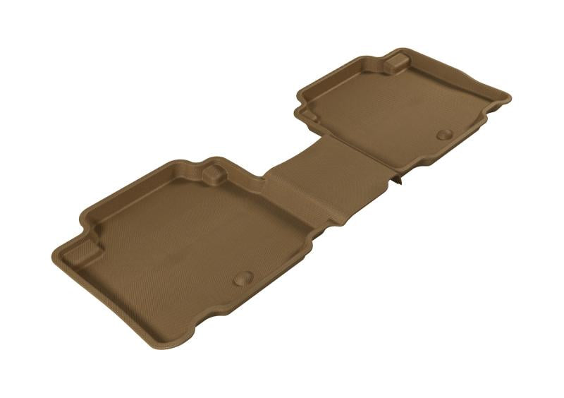 3D MAXpider 2007-2012 Hyundai Veracruz Kagu 2nd Row Floormats - Tan L1HY00821502 Main Image