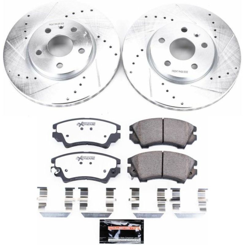 PowerStop PSB Z26 Street Warrior Kit Brakes, Rotors & Pads Brake Kits - Performance D&S main image