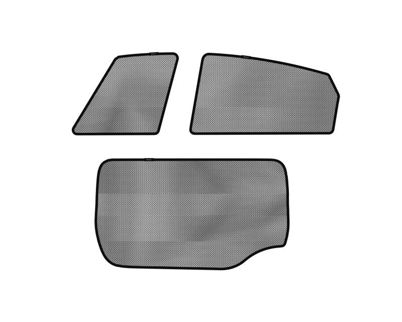 3D MAXpider 2010-2015 Toyota Prius Black Sun Shades - Complete Set S1TY0400 Main Image