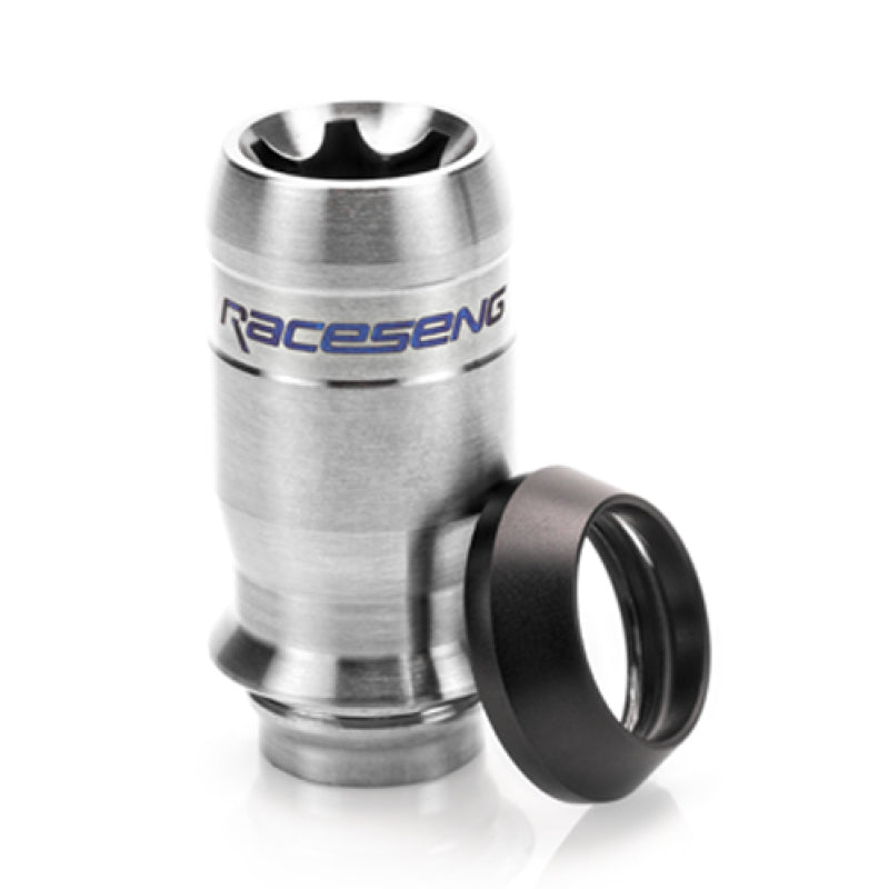 Raceseng TNR-1 Titanium Lug Nut (Single) - M12x1.5mm / Conical 60 Deg. Floating Seat - Brushed 010231BR-010216