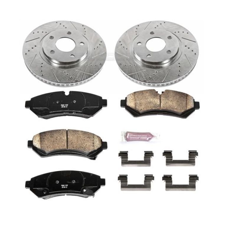 PowerStop PSB Z23 Evolution Kit Brakes, Rotors & Pads Brake Kits - Performance D&S main image