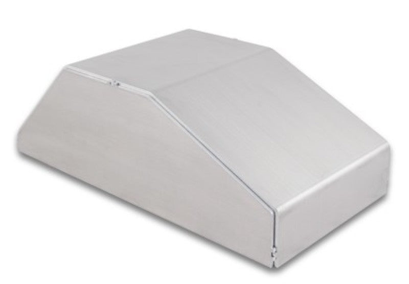 Vibrant I/C End Tank 6in Wide 12in Long 4in Tall Use w/ Horizontal I/C Core 12844 - 5052 Aluminum 22844