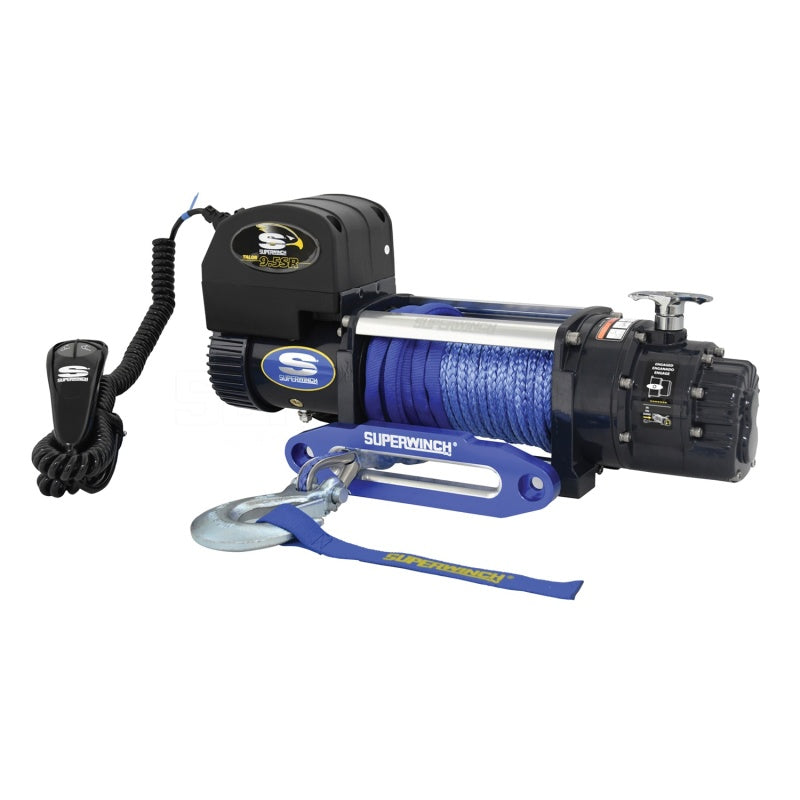 Superwinch 9500 LBS 12 VDC 3/8/in x 80ft Synthetic Rope Talon 9.5SR Winch 1695201