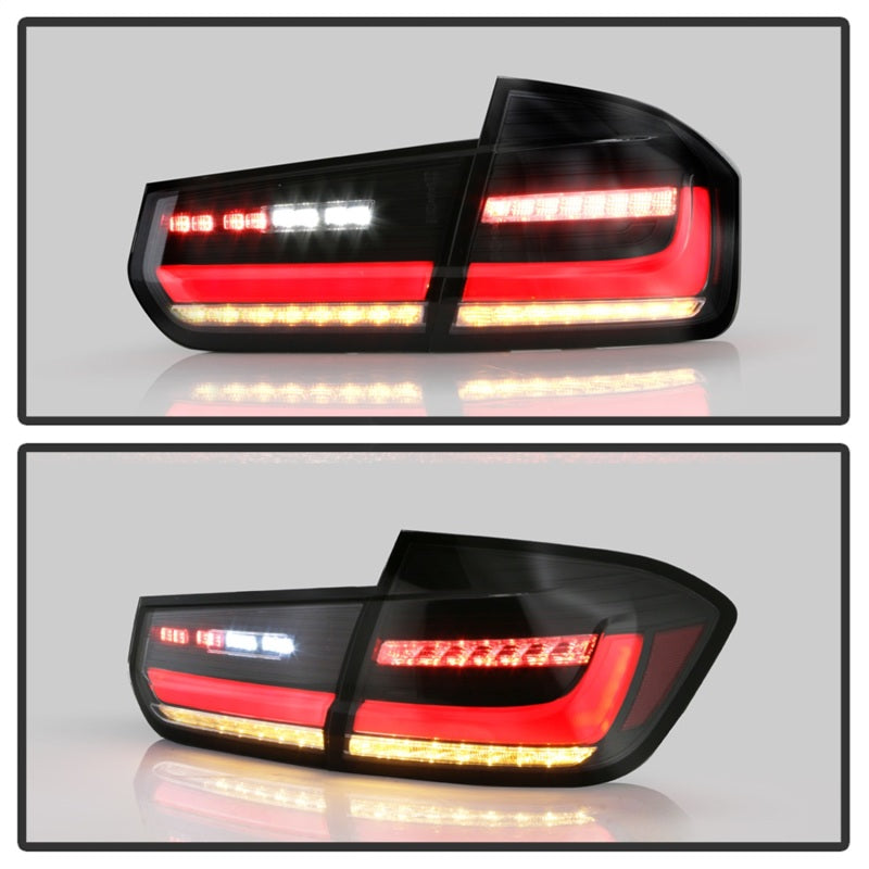 Spyder BMW 3 Series F30 2012-2018 Full LED Tail Lights (ALT-YD-BMWF3012-SEQ-BK) -  Black 5088307