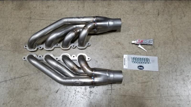 Stainless Works GM LT1 1-7/8in Primaries 3in Collectors Up and Forward 304SS Turbo Headers LTXT Main Image