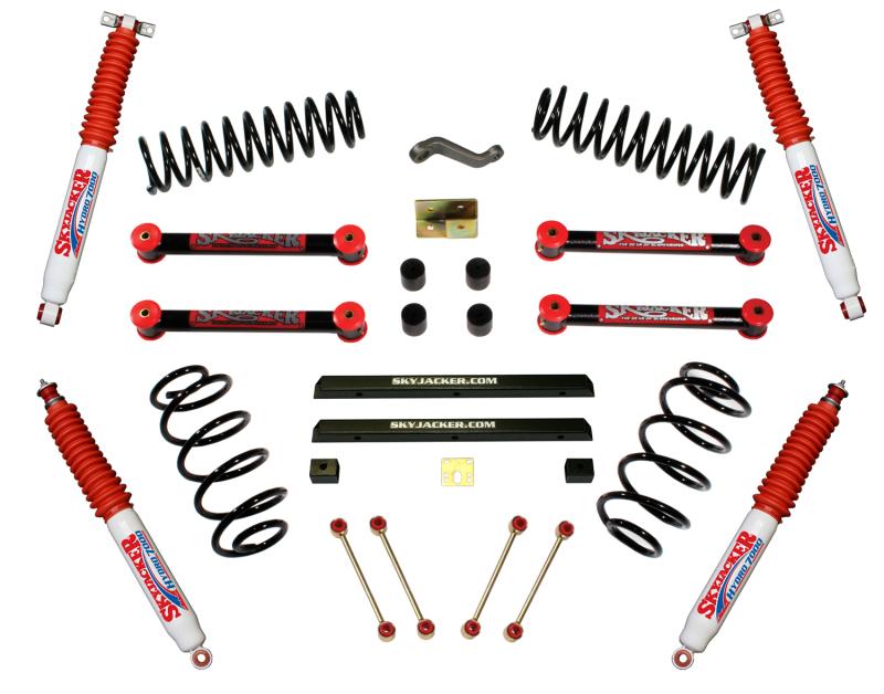 Skyjacker Suspension Lift Kit w/ Shock 2003-2006 Jeep Wrangler (TJ) TJ403BPH Main Image