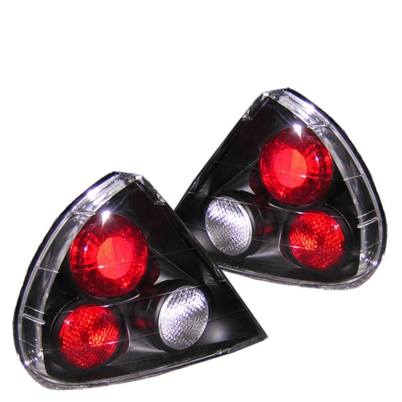 Spyder Mitsubishi Mirage 99-02 2/4Dr Euro Style Tail Lights Black ALT-YD-ML99-BK 5006493 Main Image