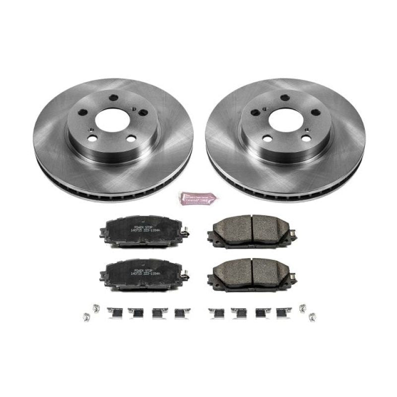 PowerStop PSB Autospecialty Kit Brakes, Rotors & Pads Brake Kits - OE main image