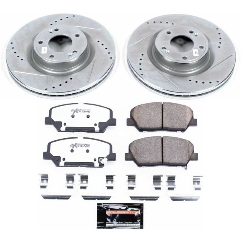 PowerStop PSB Z26 Street Warrior Kit Brakes, Rotors & Pads Brake Kits - Performance D&S main image