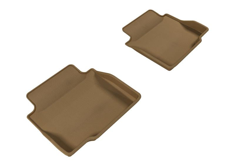 3D MAXpider 2006-2013 Chevrolet Impala/Impala Limited Kagu 2nd Row Floormats - Tan L1CH04321502 Main Image