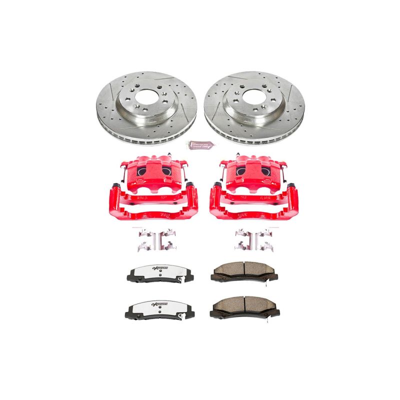 PowerStop PSB Z26 Street Kit w/Cals Brakes, Rotors & Pads Brake Kits - Performance D&S main image