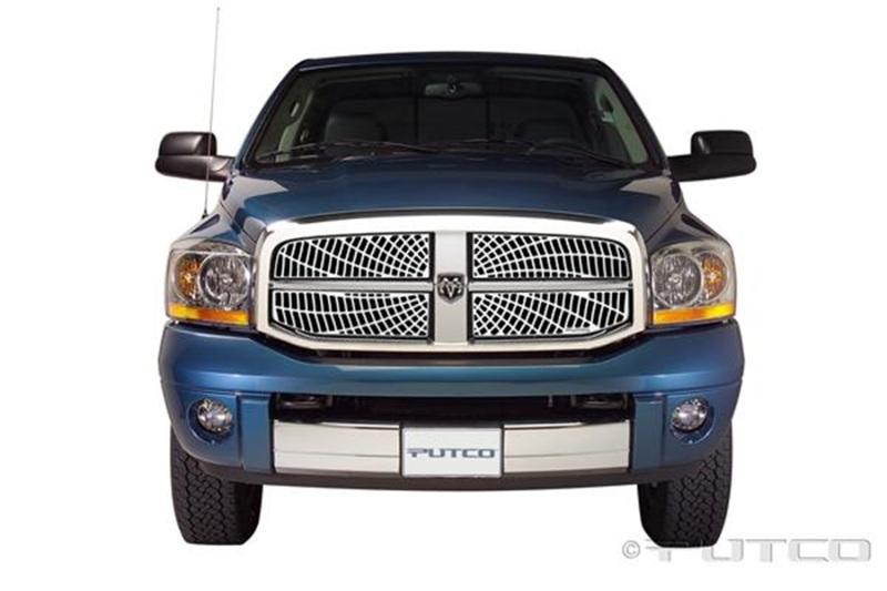 Putco 06-08 Ram 1500/2500/3500- Replacement Liquid Spider Web Grilles 303156 Main Image