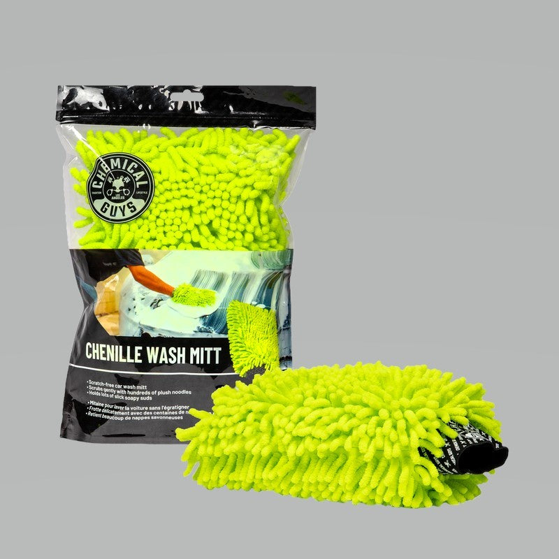 Chemical Guys Chenille Premium Scratch-Free Microfiber Wash Mitt (P12) MIC493