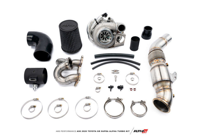 AMS Performance A90 2020 Toyota GR Supra Alpha 6 GTX3076 GEN II Turbo Kit 49 State Legal EPA Catted AMS.38.14.0001-2