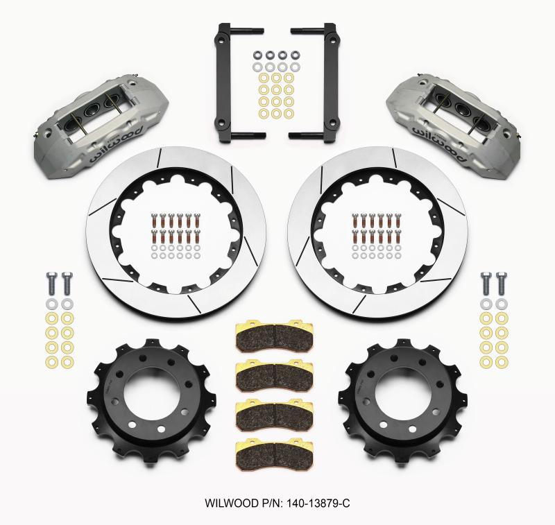 Wilwood TX6R Rear Kit 16.00in Clear Ano 1999-2010 GM Trk 2500 HD 4.84 Cntr 140-13879-C Main Image