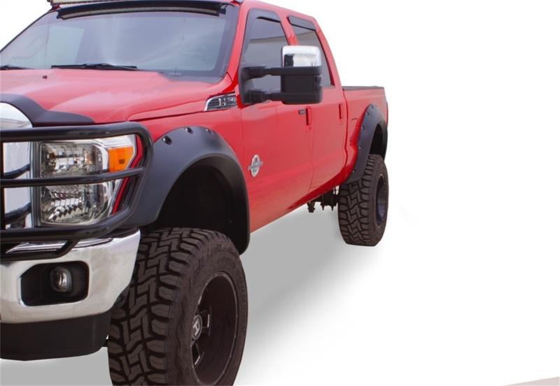 Bushwacker 11-16 Ford F-250 Super Duty Cutout Style Flares 2pc - Black 20102-02 Main Image