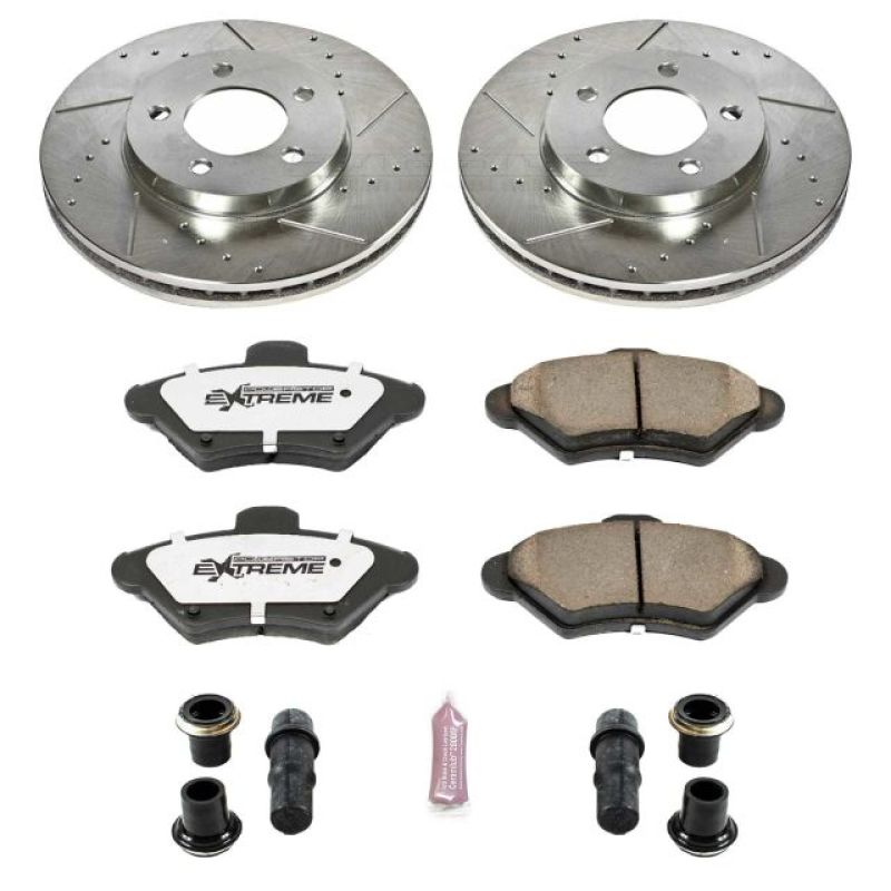 PowerStop PSB Z26 Street Warrior Kit Brakes, Rotors & Pads Brake Kits - Performance D&S main image