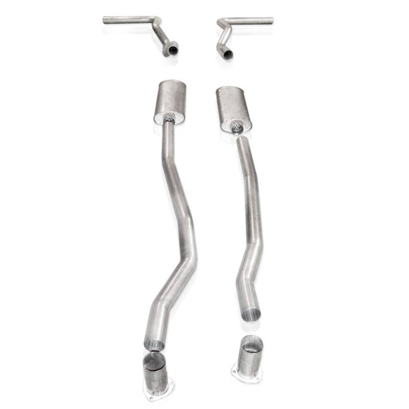 Stainless Works Chevy/GMC Truck 1967-87 Exhaust 3in Turbo Muffler System CT6773TS Main Image