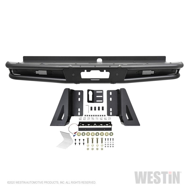 Westin 19-20 Ford Ranger Outlaw Rear Bumper - Textured Black 58-81085 Main Image