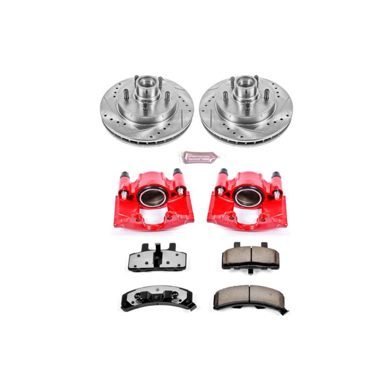 PowerStop PSB Z36 Truck & Tow Kit w/Cals Brakes, Rotors & Pads Brake Kits - Performance D&S main image