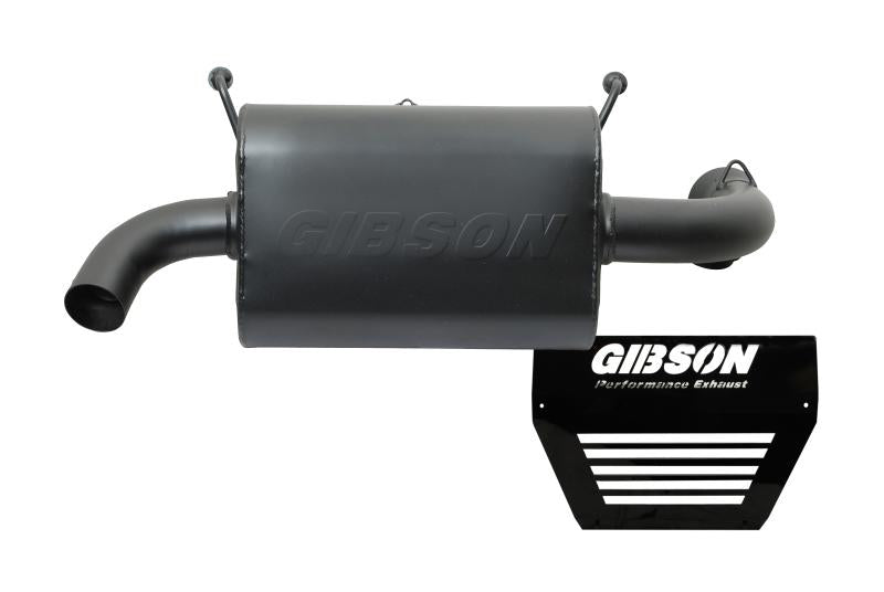 Gibson 16-18 Polaris RZR XP Turbo EPS Base 2.25in Single Exhaust - Black Ceramic 98028 Main Image