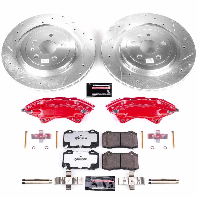 PowerStop PSB Z26 Street Kit w/Cals Brakes, Rotors & Pads Brake Kits - Performance D&S main image