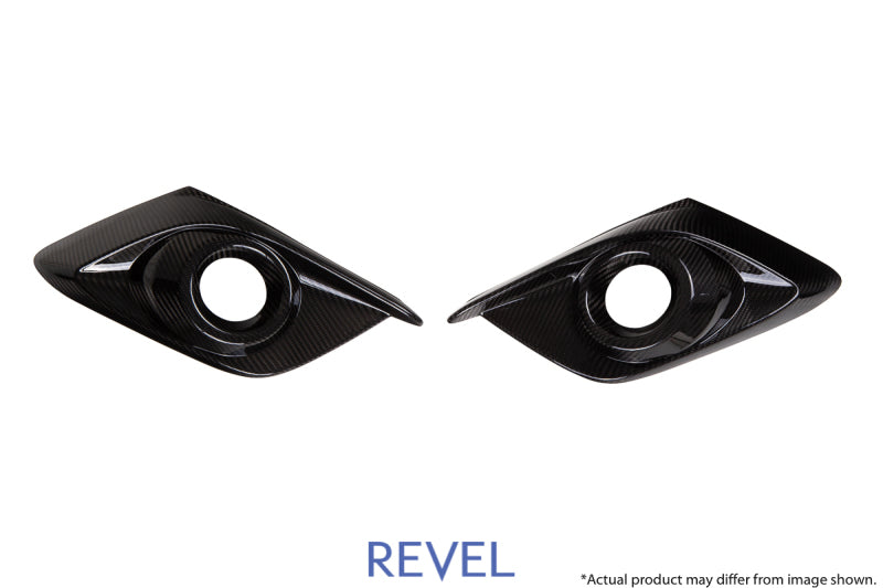 Revel GT Dry Carbon Fog Light Covers (Left & Right) 14-17 Mazda Mazda3 - 2 Pieces 1TR4GT0BM04