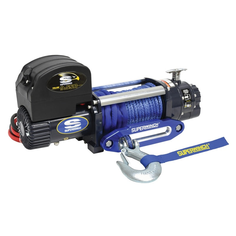 Superwinch 9500 LBS 12 VDC 3/8/in x 80ft Synthetic Rope Talon 9.5SR Winch 1695201