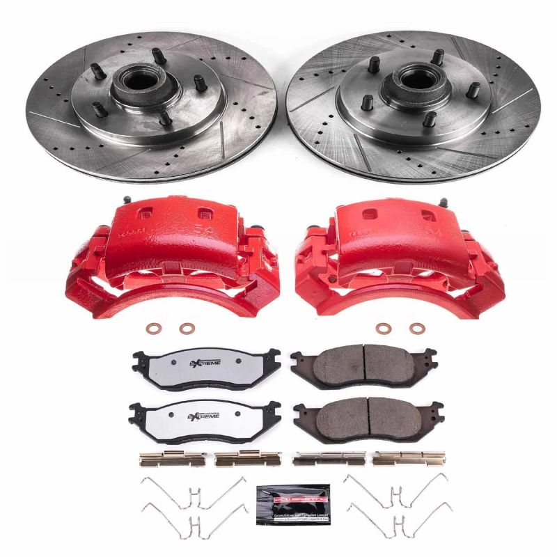 PowerStop PSB Z36 Truck & Tow Kit w/Cals Brakes, Rotors & Pads Brake Kits - Performance D&S main image