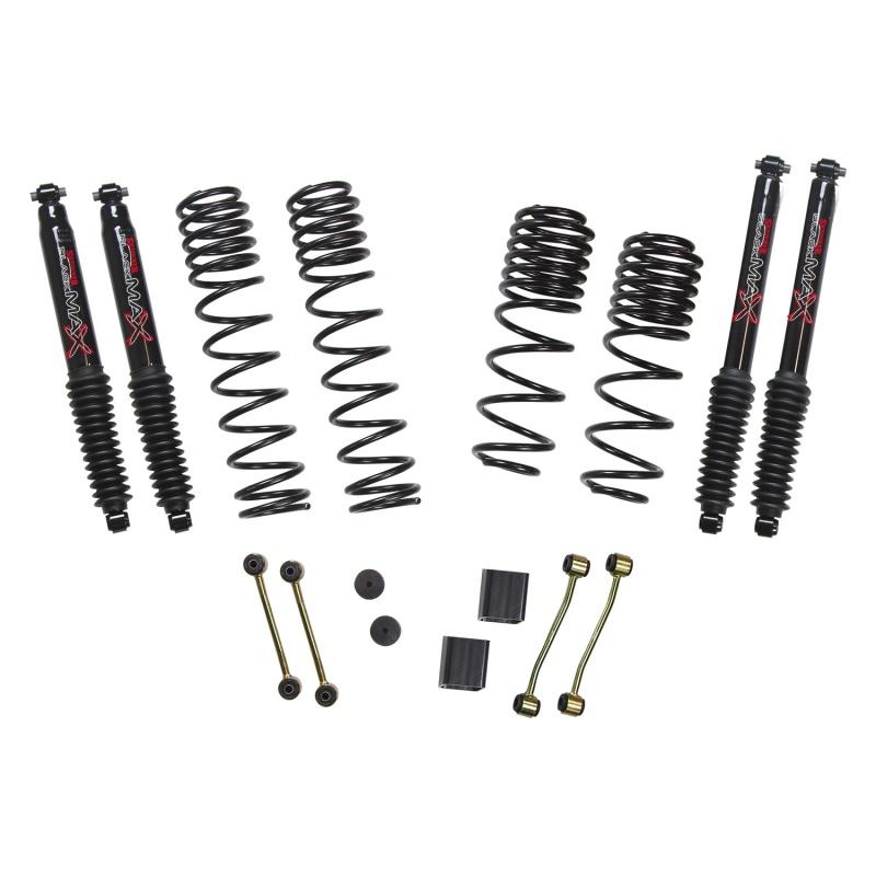 Skyjacker 2020 Jeep JL 4WD Diesel 2.5in Dual Rate Long Travel Sus Lift Kit w/ Black Max Shocks JL25BPBLTD Main Image