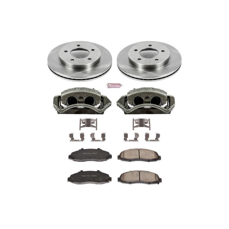 PowerStop PSB Autospecialty Kit w/Cals Brakes, Rotors & Pads Brake Kits - OE main image