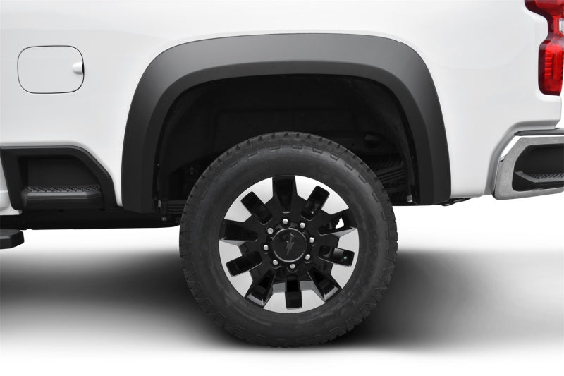 Bushwacker 2020 Chevrolet Silverado 2500 Extend-A-Fender Style Flares Rear 2pc - Black 40156-02